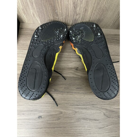 Nike Spotted spikes  running sprinting shoes  yellow orange track field 11.5 - Picture 6 of 9